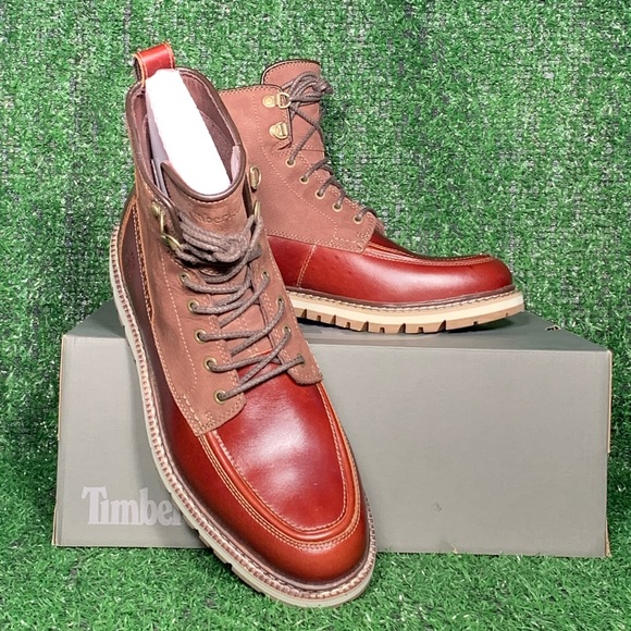 TIMBERLAND MEN'S BRITTON HILL MOC TOE WP BOOTS - Picture 2 of 8